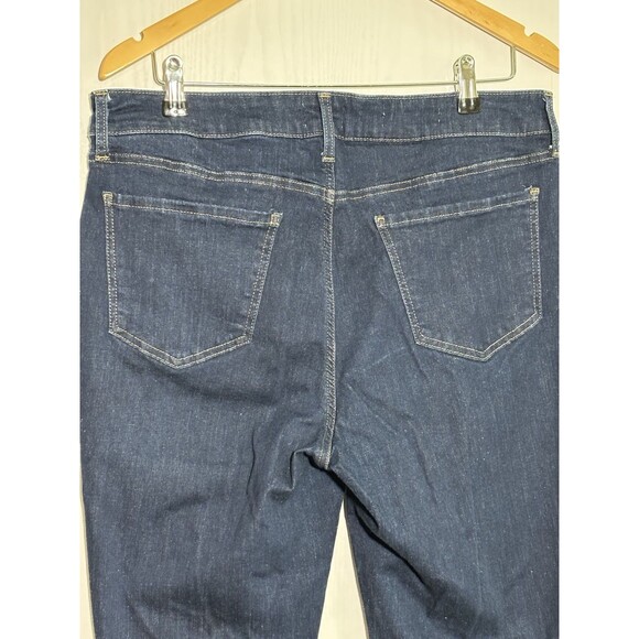 NYDJ Not Your Daughter's Jeans Women's 14 Blue Dark Wash Skinny Stretch Tummy - Picture 5 of 10